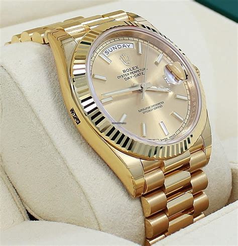 rolex 40mm president 18k|rolex presidential 40mm price.